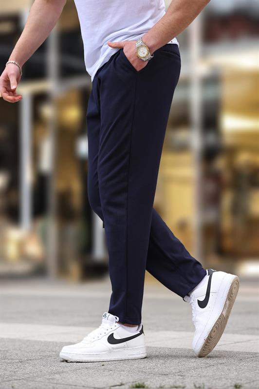 MDX Navy Blue Straight Leg Men's Pants E6556 - Richmond West