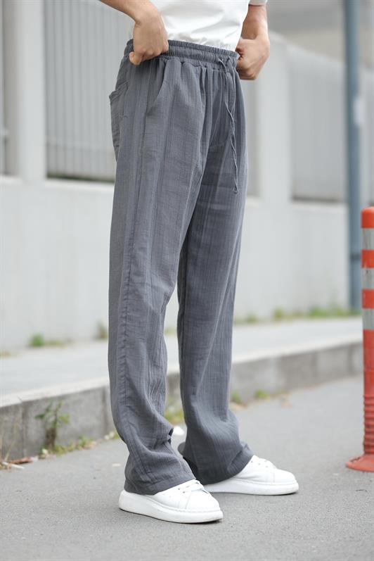 MDX Smoke %100 Cotton Comfort Fit Men's Pants E6562 - Celaya