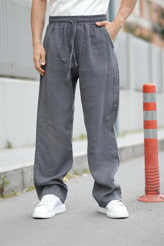 MDX Smoke %100 Cotton Comfort Fit Men's Pants E6562 - Celaya