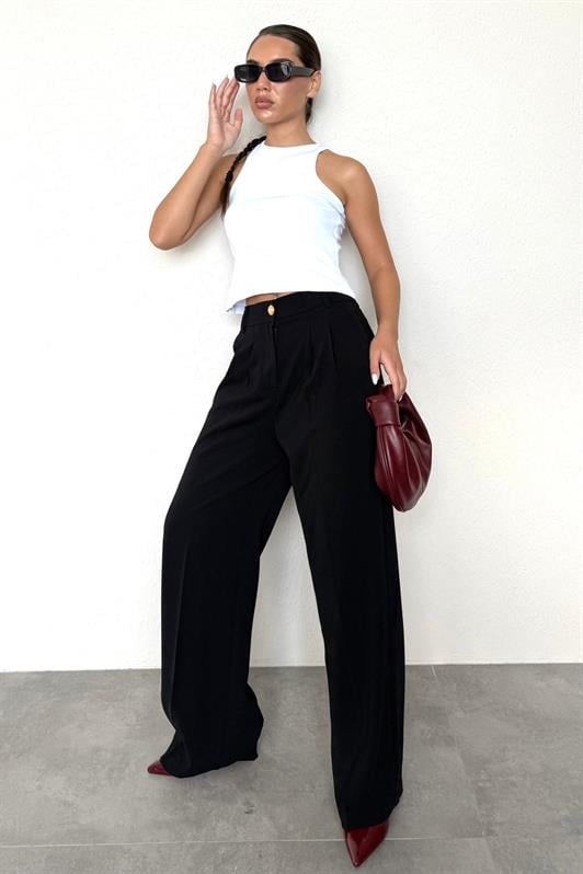 MDX Black Women's Palazzo Pants Mg2525 - Cuyahoga Falls