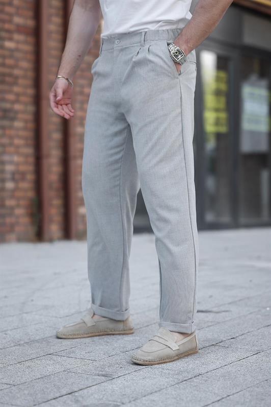 MDX Gray Comfort Fit Men's Fabric Trousers E6577 - Rowlett