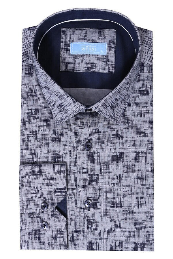 WSS Patterned Long Sleeve Shirt  - Barletta