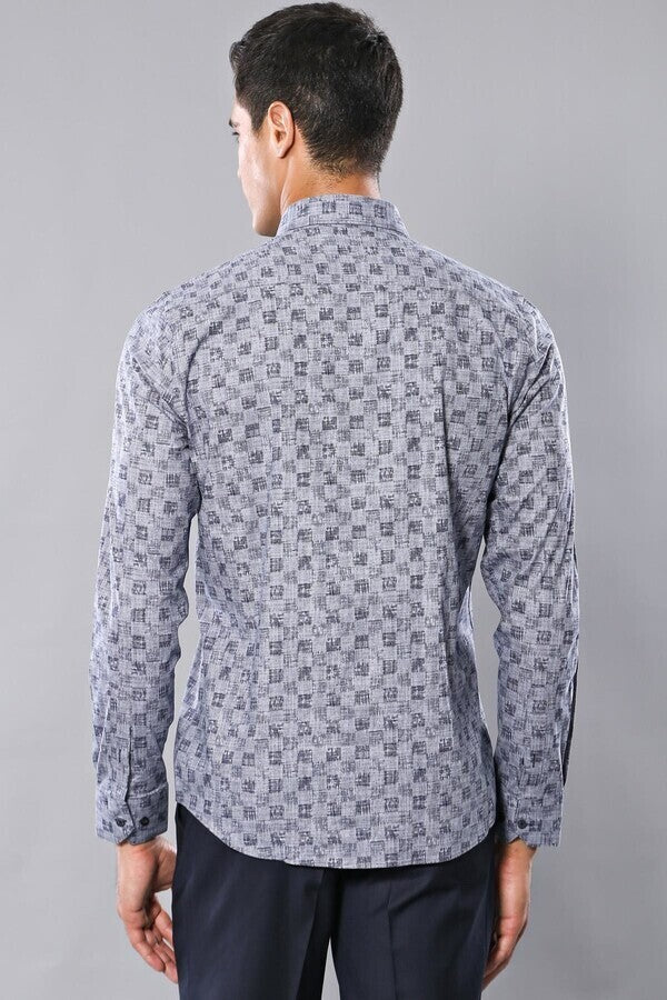 WSS Patterned Long Sleeve Shirt  - Barletta