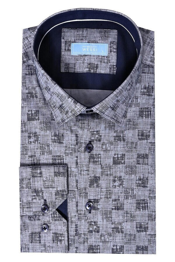 WSS Patterned Long Sleeve Shirt  - Barletta