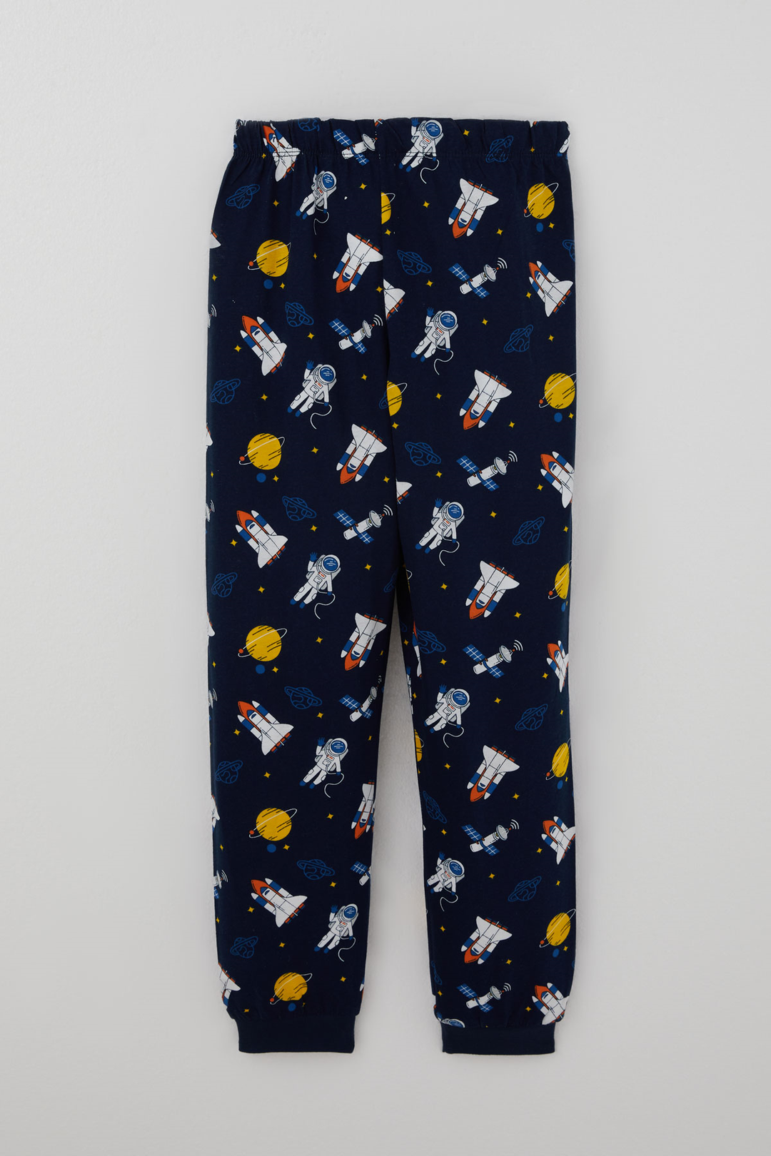 BRE Paty Kıds Erkek Çocuk Pijama Takımı Kısa Kollu Uzay Temalı Astronot Desenli 82 Yaş, Lacivert - Lakewood