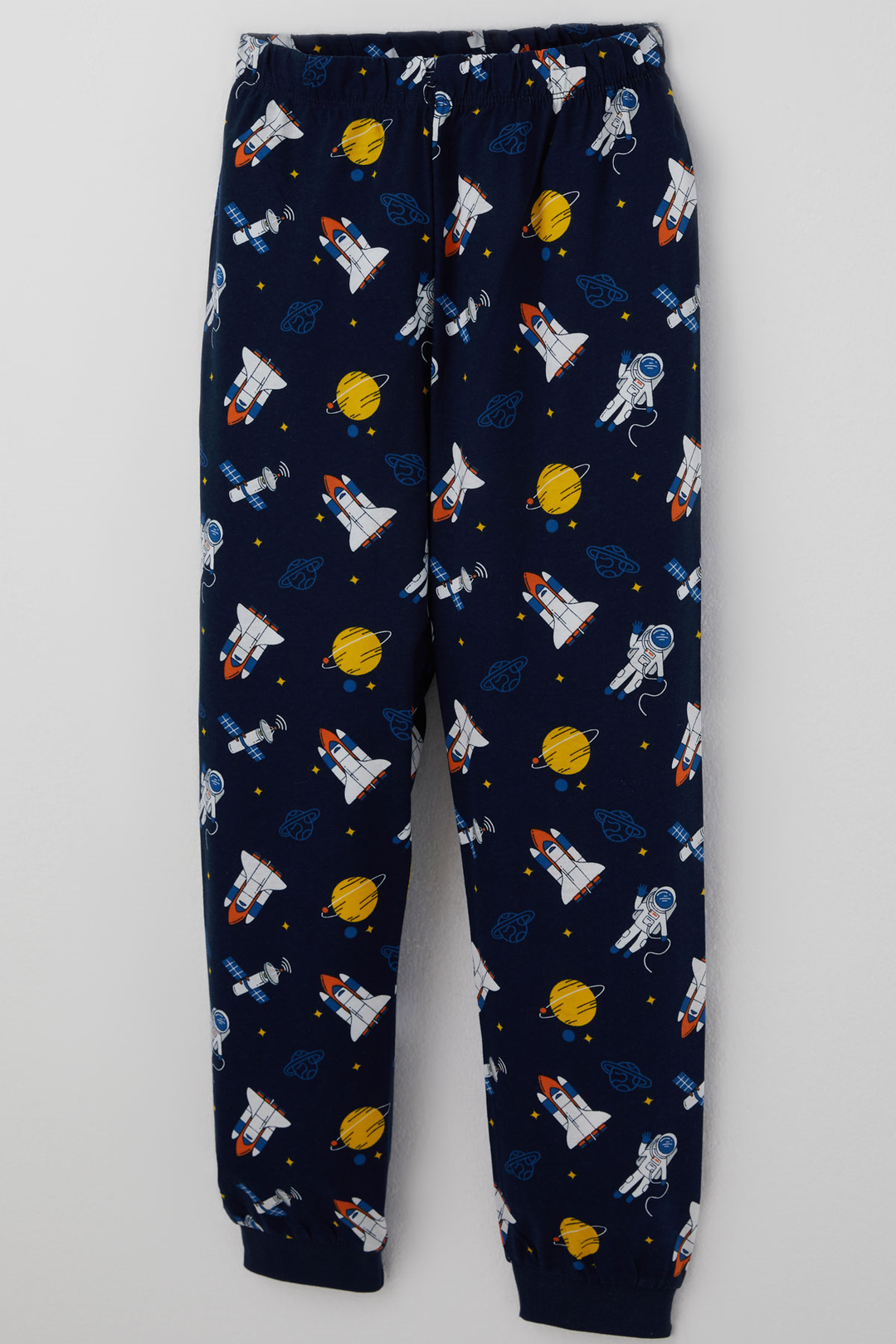 BRE Paty Kıds Erkek Çocuk Pijama Takımı Kısa Kollu Uzay Temalı Astronot Desenli 82 Yaş, Lacivert - Lakewood