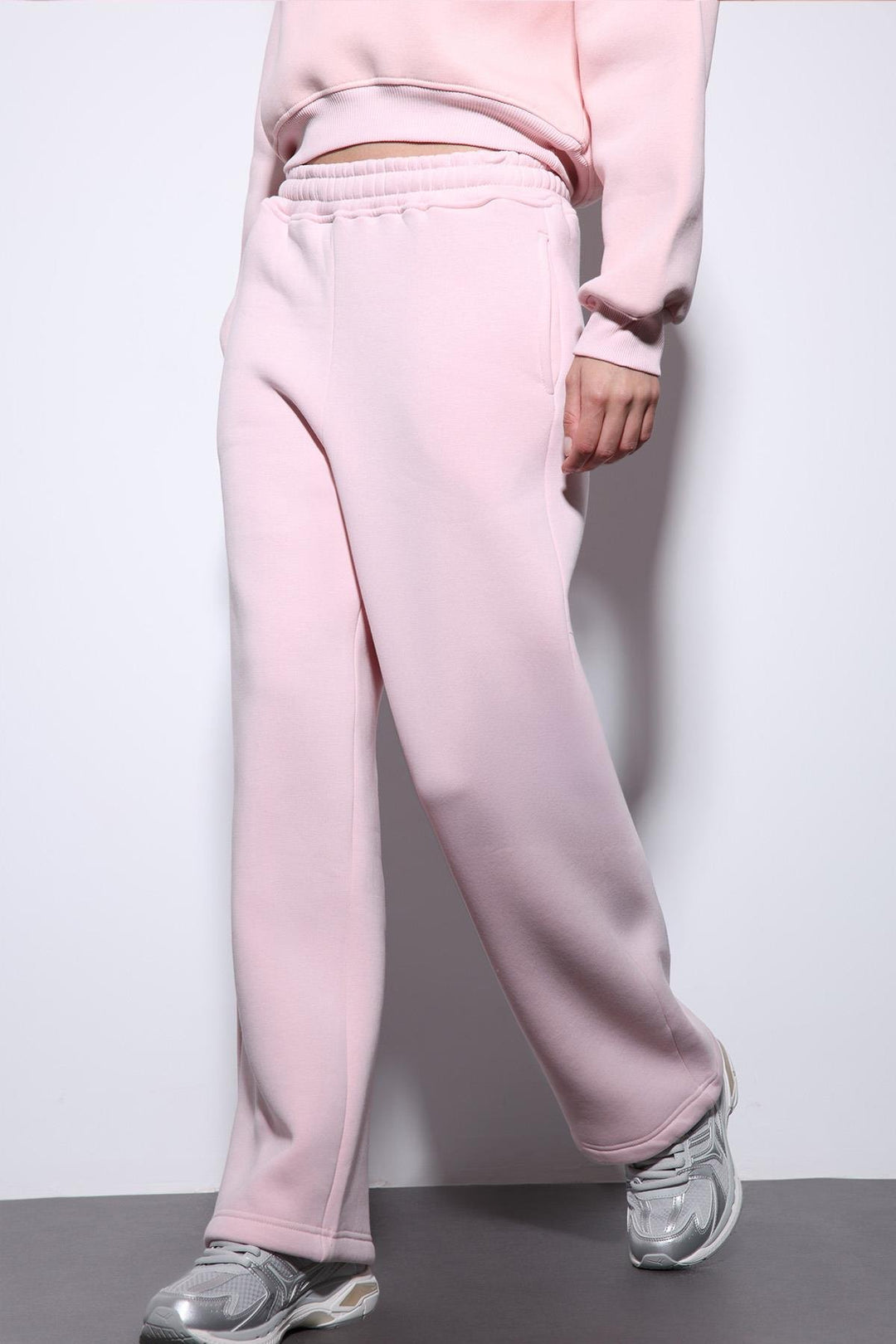 ANT Antioch Pink Basic Adjustable Hem Women's Sweatpants - Carpentersville