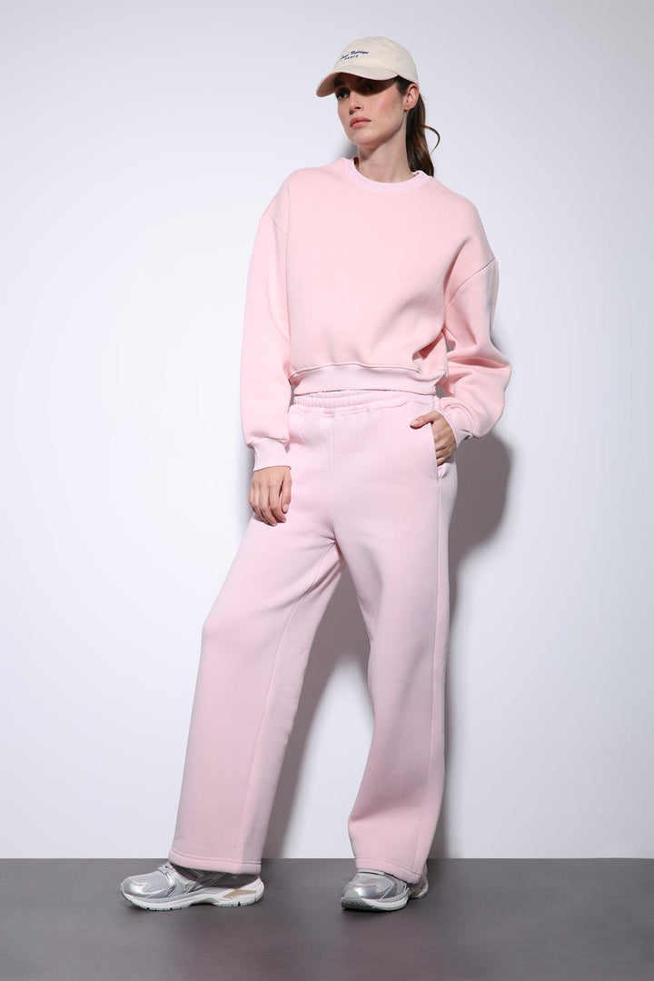 ANT Antioch Pink Basic Women's Sweatshirt - Figueira da Foz