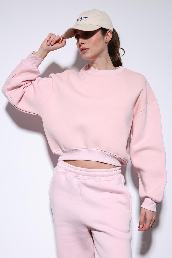 ANT Antioch Pink Basic Women's Sweatshirt - Figueira da Foz