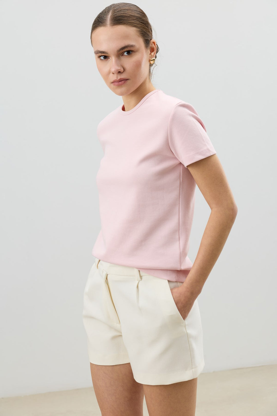 ANT Antioch Pembe Basic Kadın T-Shirt - Denver