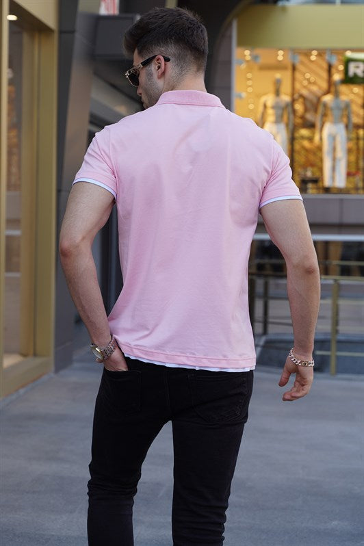 MDX Pink Basic Polo Neck T-shirt 5885 - Nürtingen