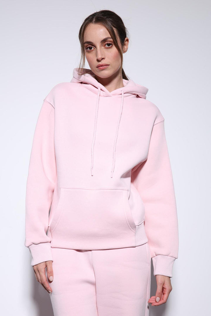 ANT Antioch Pink Hooded Basic Women's Sweatshirt - Boulogne-Billancourt