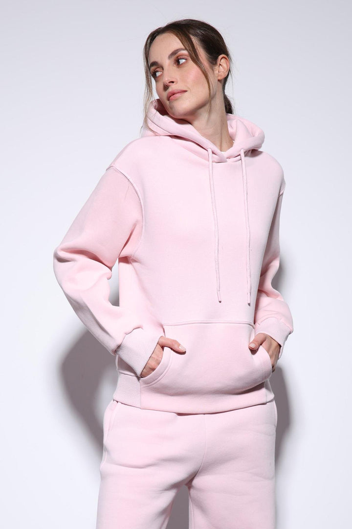 ANT Antioch Pink Hooded Basic Women's Sweatshirt - Boulogne-Billancourt