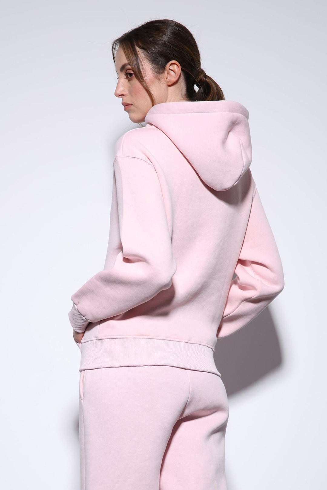 ANT Antioch Pink Hooded Basic Women's Sweatshirt - Boulogne-Billancourt