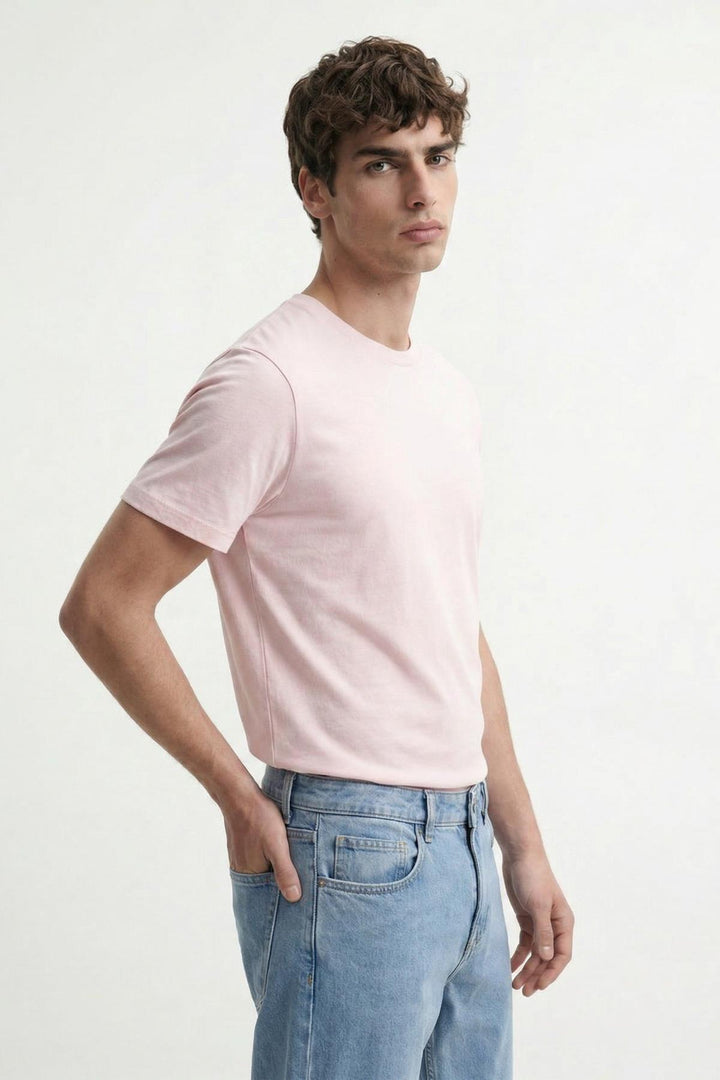 ANT Antioch Pembe Pamuklu Erkek T-Shirt - Pleasant Hill