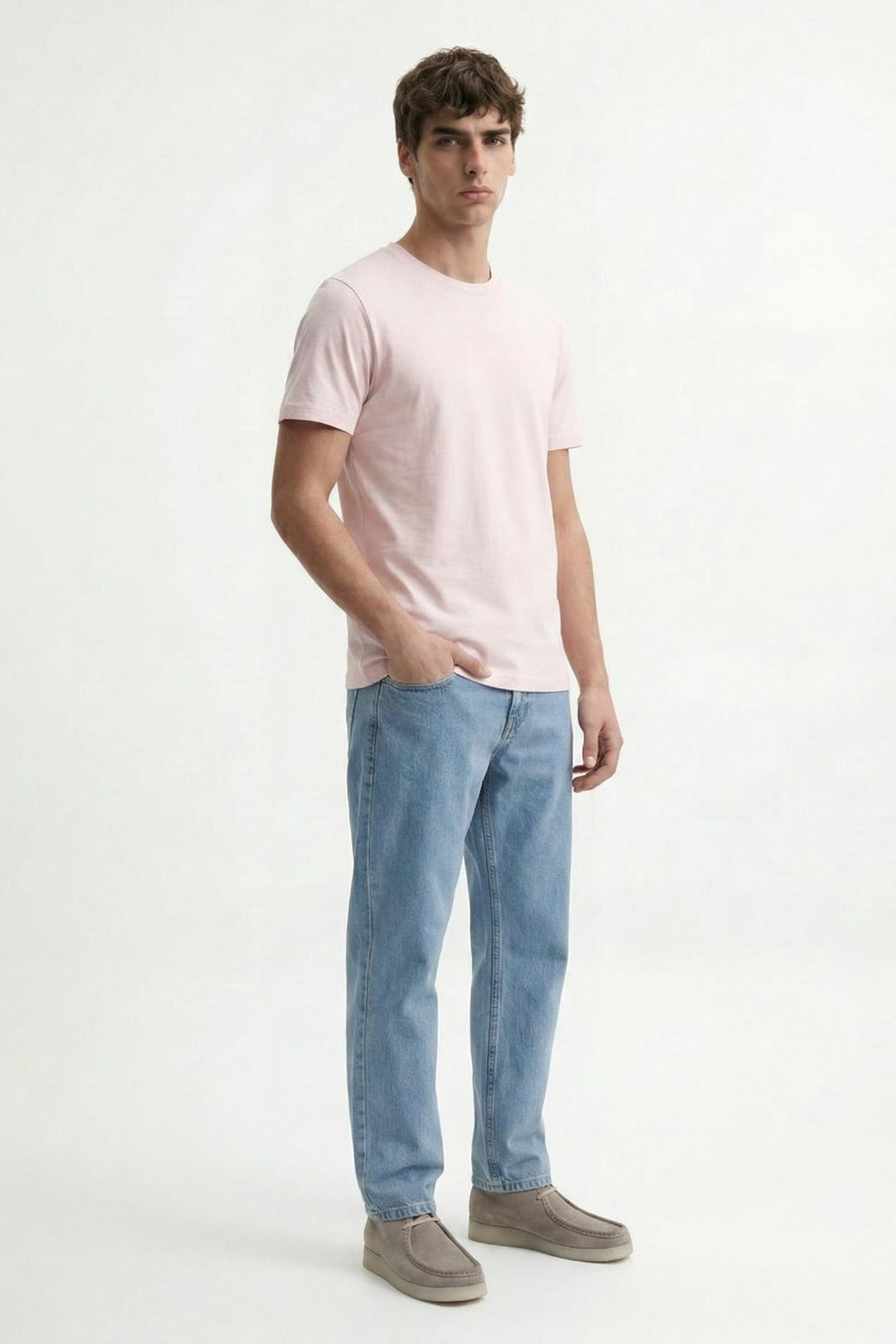 ANT Antioch Pembe Pamuklu Erkek T-Shirt - Pleasant Hill