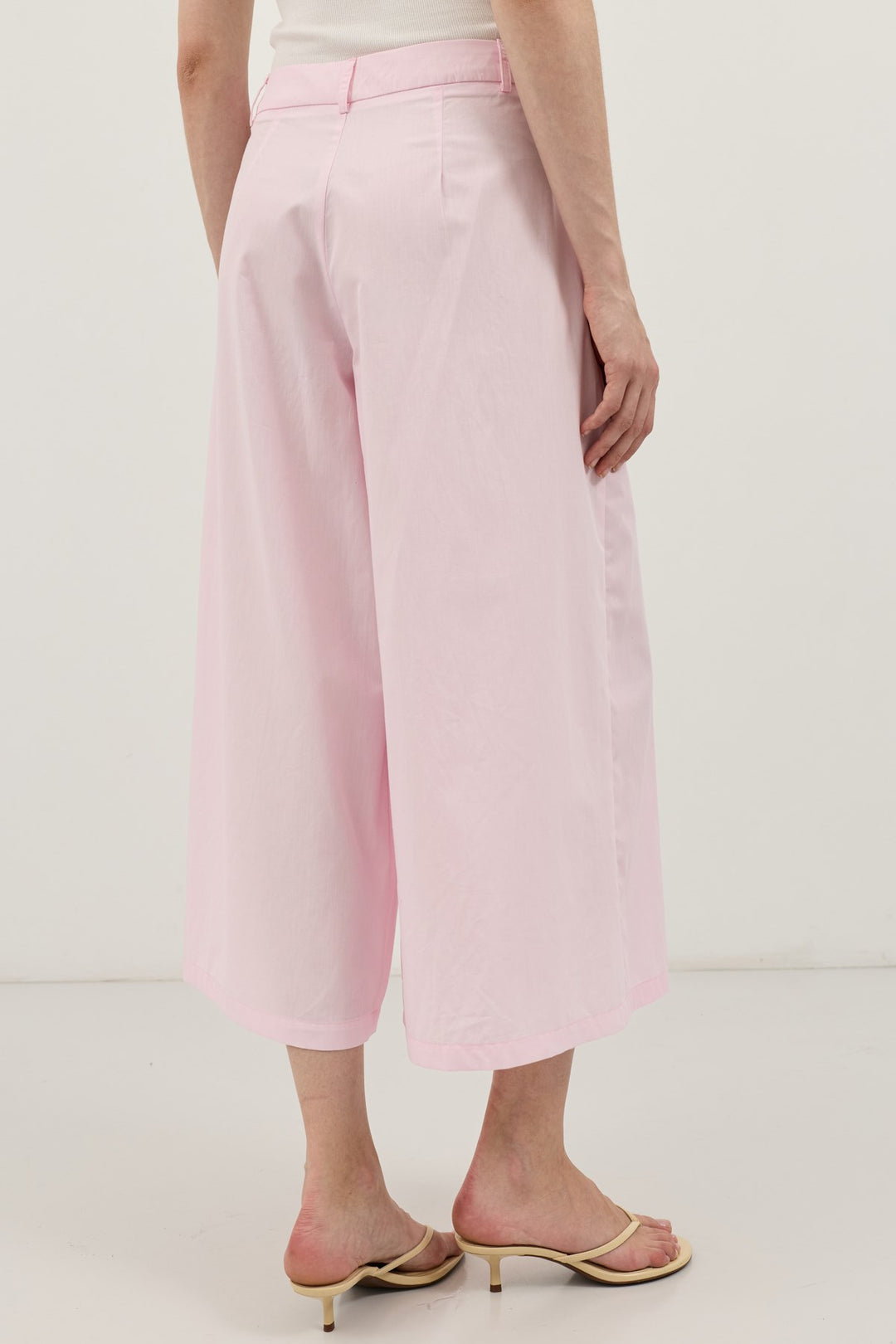 ANT Antioch Pembe Pileli Culotte Pantolon - Rochester