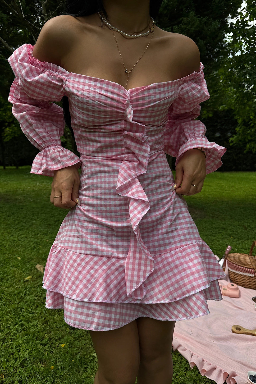 EYY Women Pink Yolanda Polka Dot Dress - Thionville