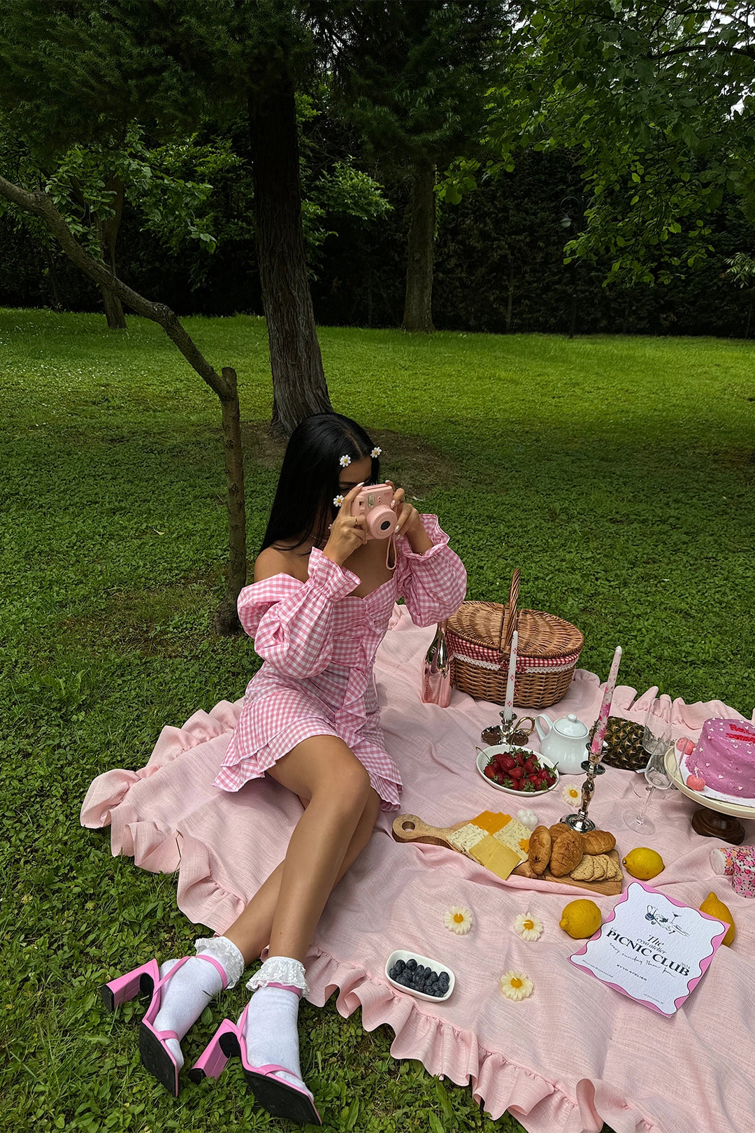 EYY Women Pink Yolanda Polka Dot Dress - Thionville