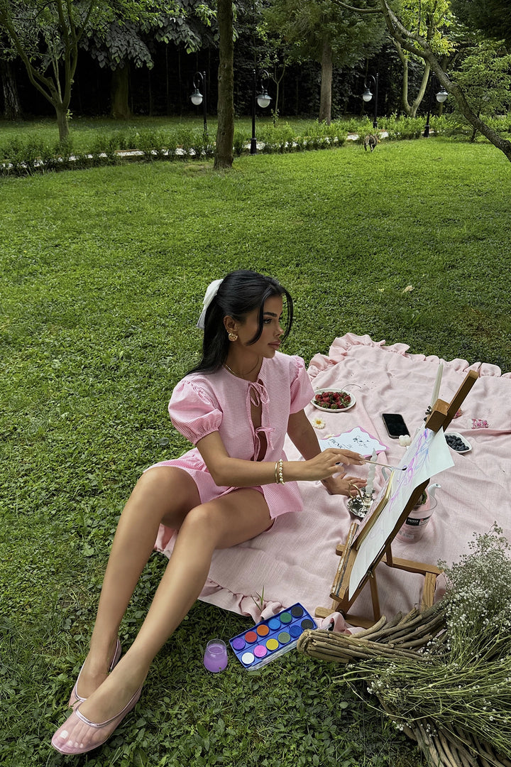 مجموعة EYY Women Pink Laura Pötikare المكونة من قطعتين - بيكو ريفيرا
