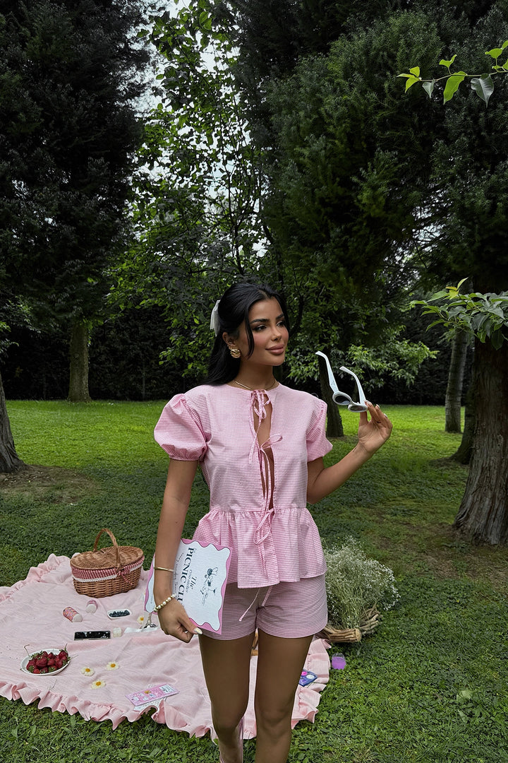 مجموعة EYY Women Pink Laura Pötikare المكونة من قطعتين - بيكو ريفيرا