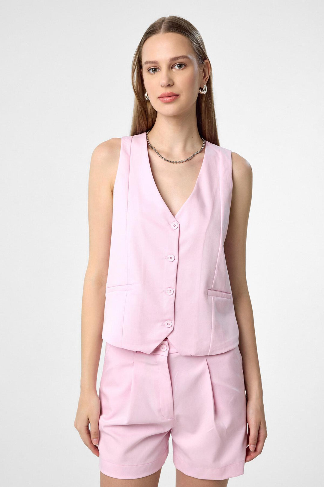 ANT Antioch Pink Vest-Shorts Women's Set - Anderlecht