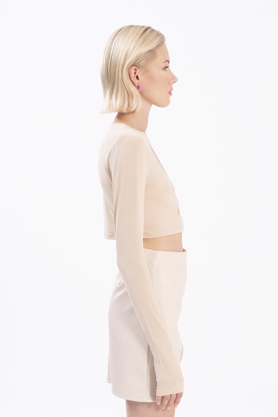 BSL Women Cut out crop top - Livermore