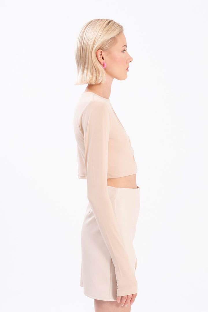 BSL Women Cut out crop top - Livermore