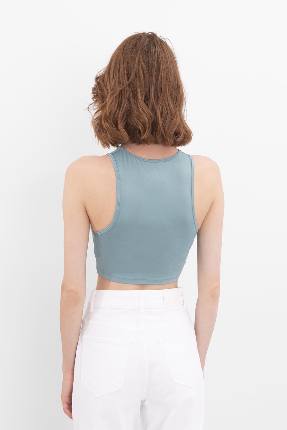 BSL Women Cut out detailed sleeveless crop top - Kaufbeuren
