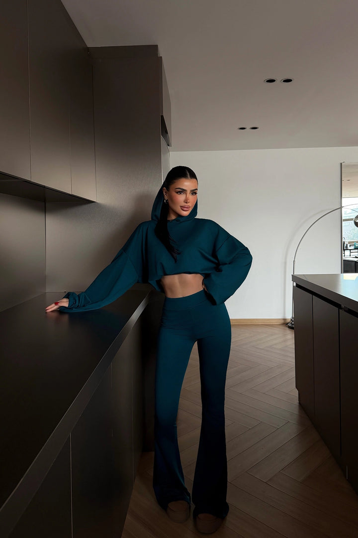 EYY Women Petrol Green Kerrie Tracksuit Set - Ostfildern