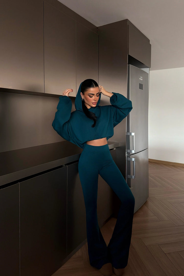 EYY Women Petrol Green Kerrie Tracksuit Set - Ostfildern