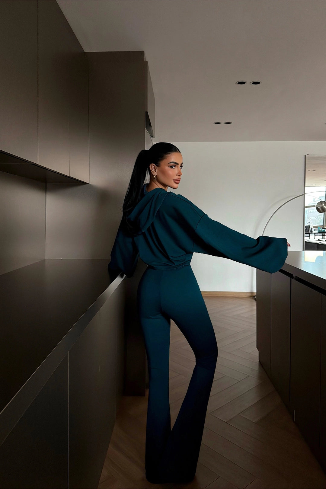 EYY Women Petrol Green Kerrie Tracksuit Set - Ostfildern