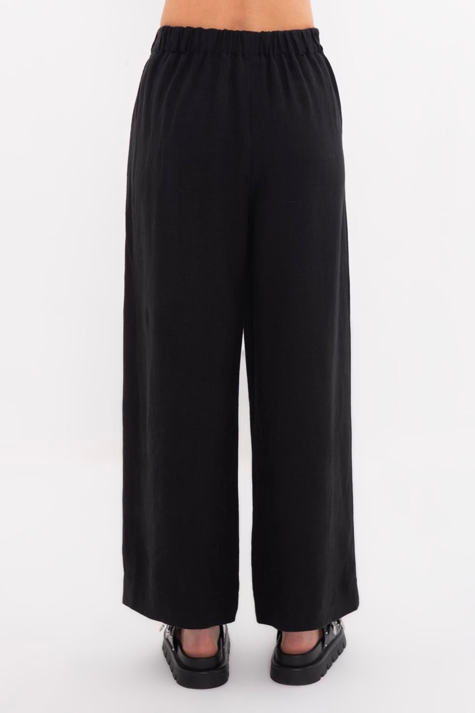 BSL Women 100% Linen Loose Trousers with Pleat Detail - Villingen-Schwenningen