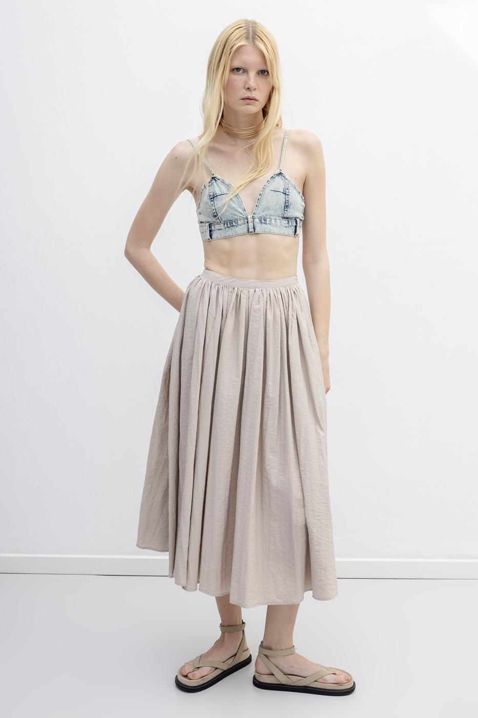BSL Women Pleated Waistband Skirt - Pristina
