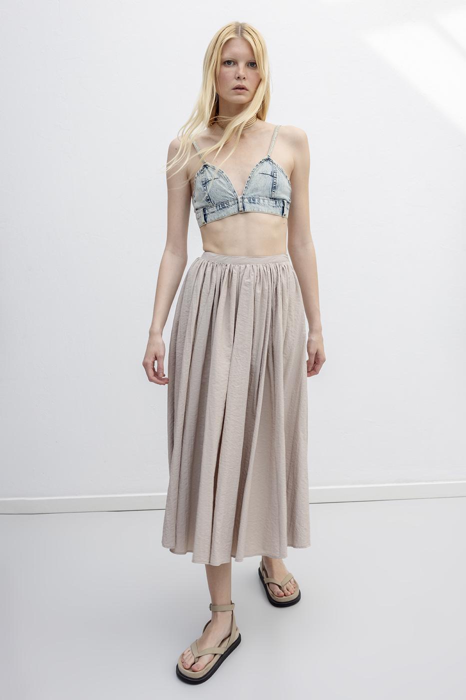 BSL Women Pleated Waistband Skirt - Pristina