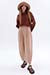 TLD Women Allday Beige Wide-Leg Elasticated Trousers - Diamond Bar