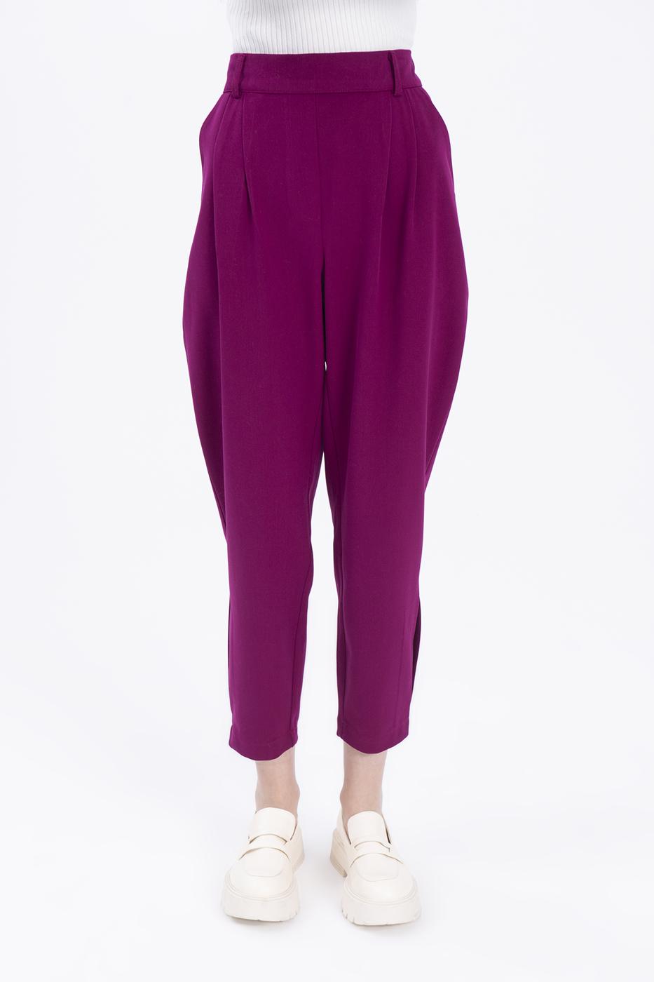 BSL Women Pleated carrot pants - Spalding