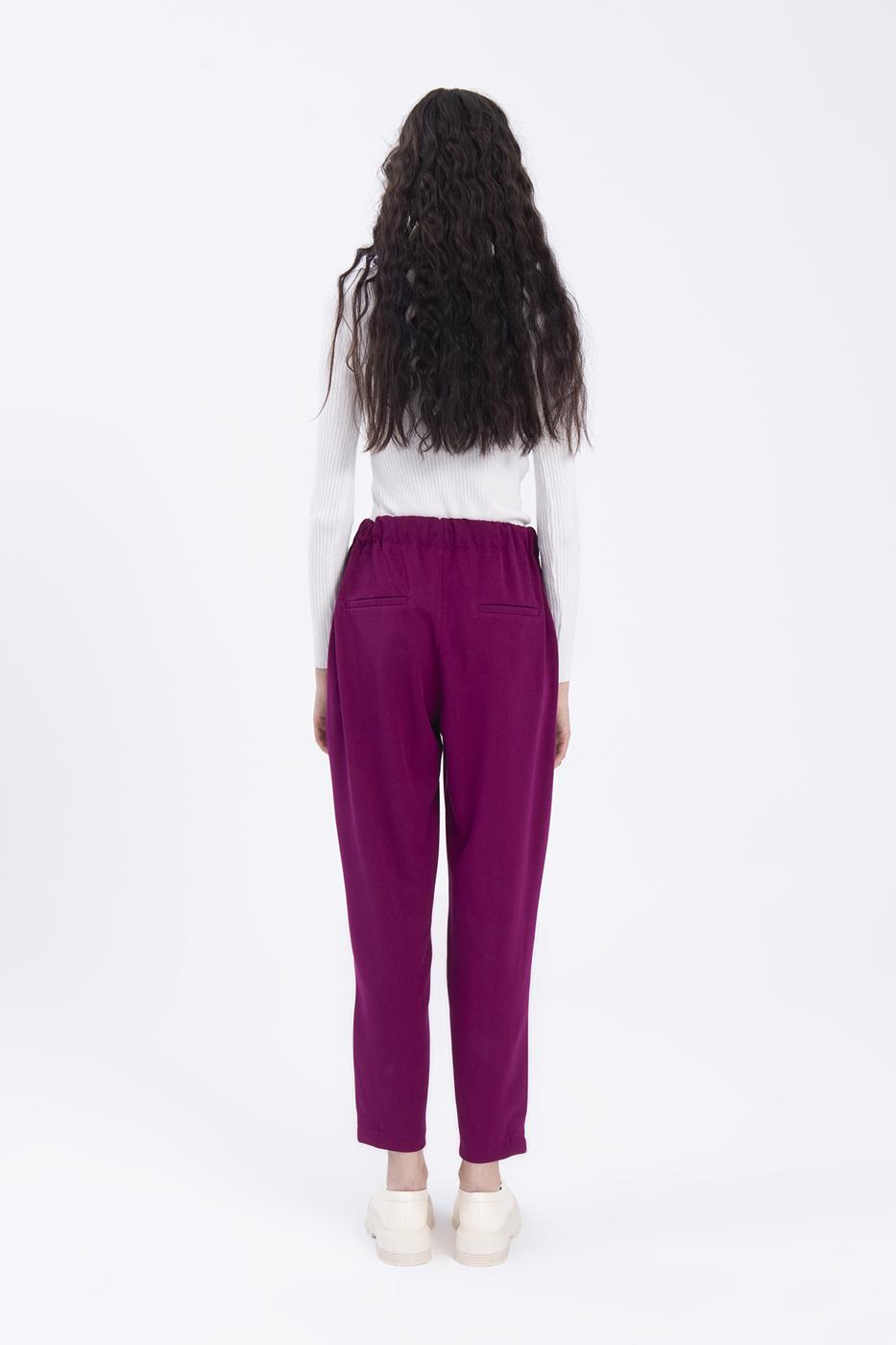 BSL Women Pleated carrot pants - Spalding