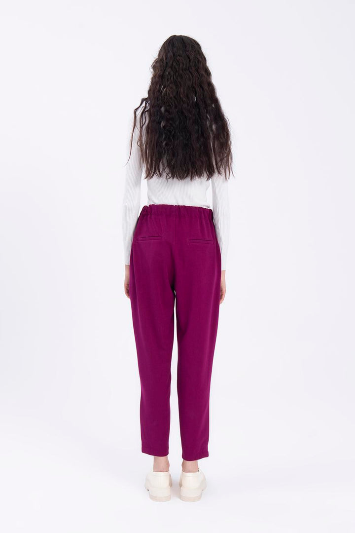 BSL Women Pleated carrot pants - Spalding