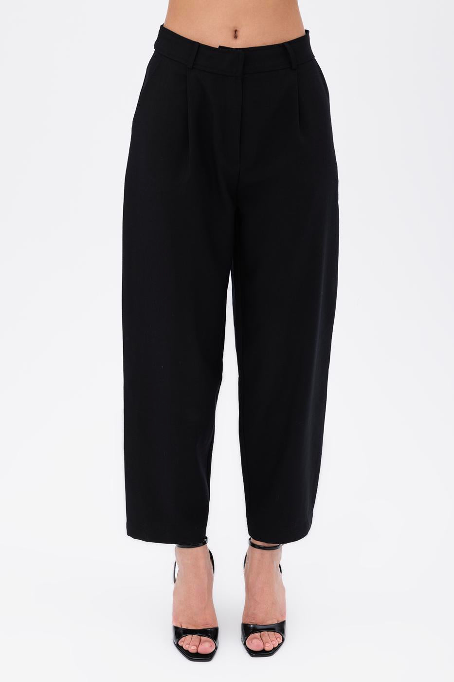BSL Women Pleated Carrot Trousers - Tlalnepantla