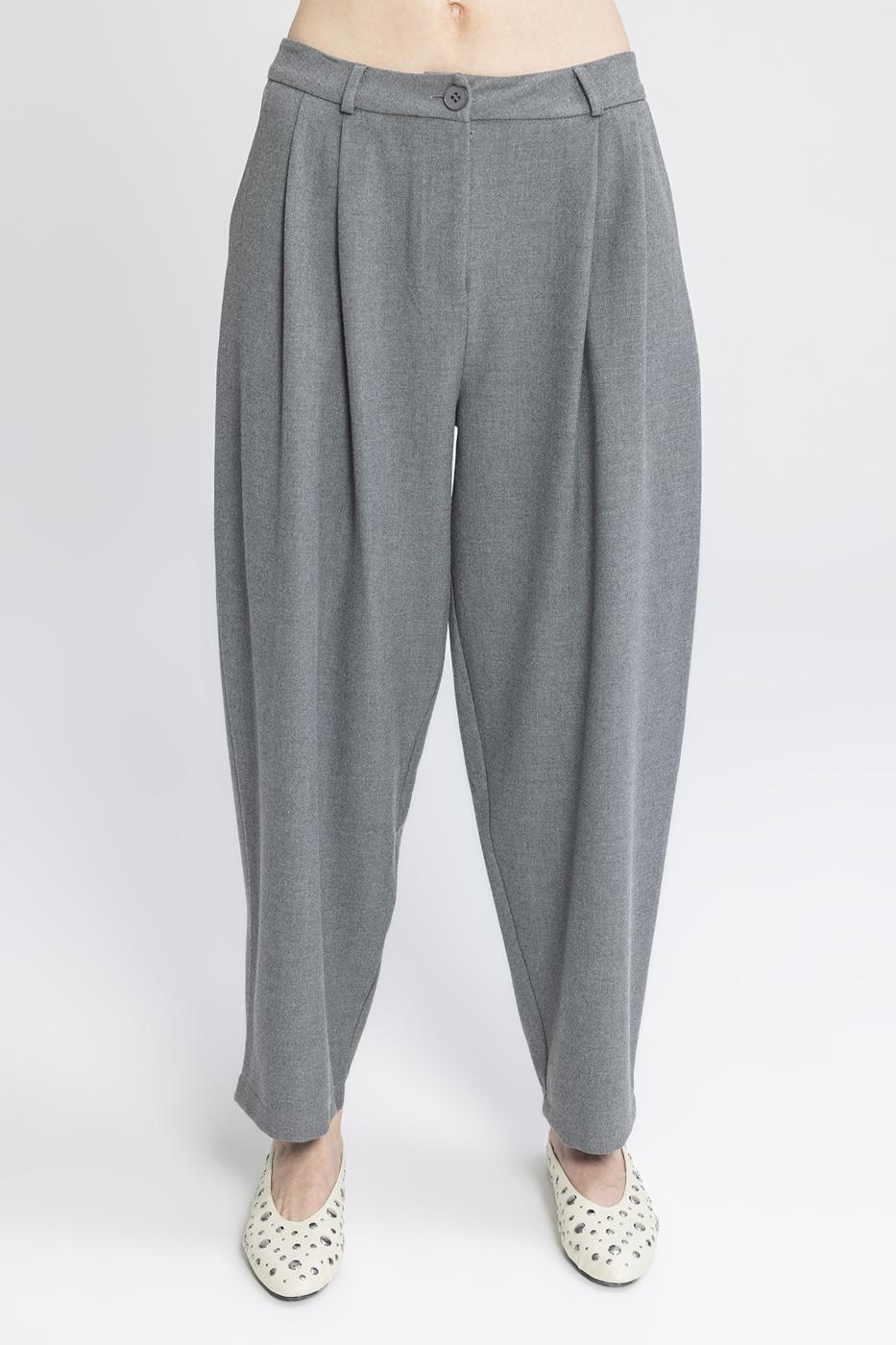 BSL Women Pleated Carrot Trousers - Iguala de la Independencia