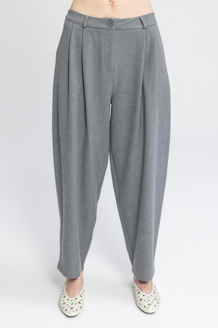 BSL Women Pleated Carrot Trousers - Iguala de la Independencia