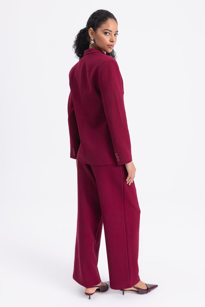BSL Women Pleated Fabric Trousers - Minden