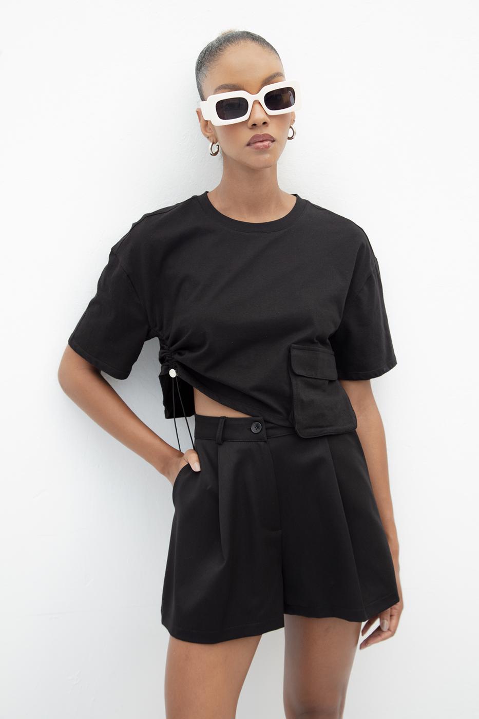 BSL Women Pleated Mini Shorts - Buzău