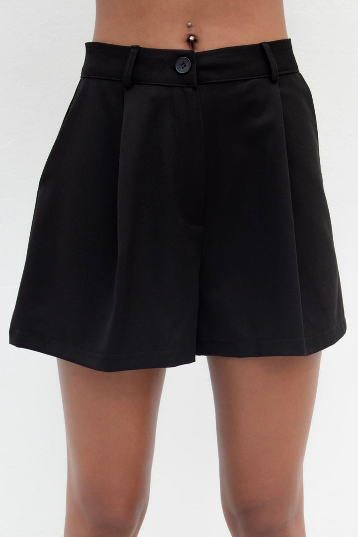 BSL Women Pleated Mini Shorts - Buzău