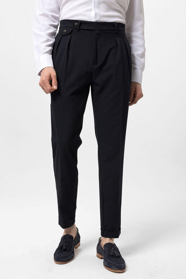 ANT Pleated High Waist Men's Trousers - Beja