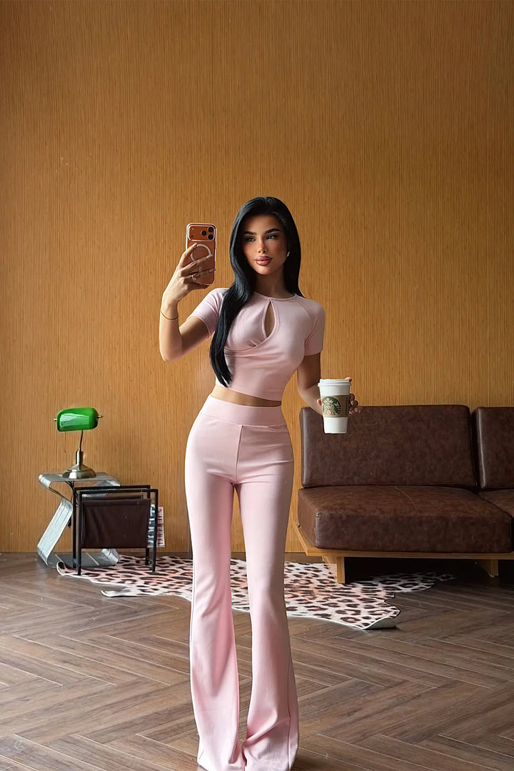 EYY Women Pink Pants Set - Framingham