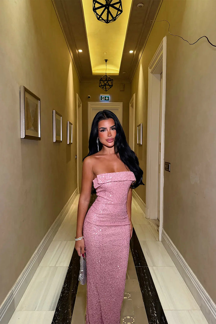 EYY Women Pink Sequin-Detail Dress - Rende