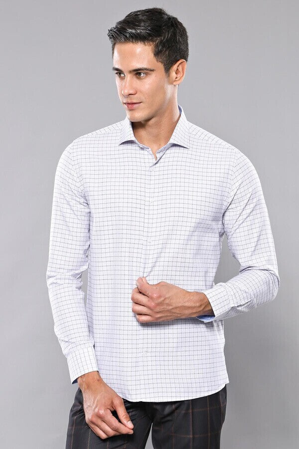 WSS Plaid Blue Men's Shirt  - Zaanstad