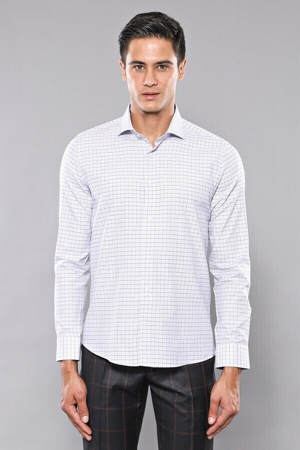 WSS Plaid Blue Men's Shirt  - Zaanstad